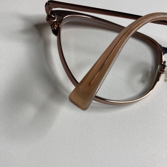 Warby Parker Blair Eyeglass Frames Rose Gold 55-18-145 Rounded Cat Eye‎ Unique - Picture 6 of 15